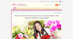 Desktop Screenshot of flowers2thailand.com